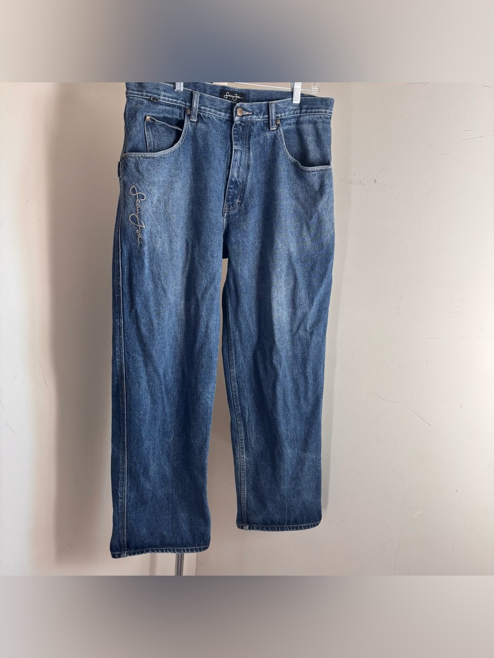 Y2K Sean John blue cotton jeans size 36
